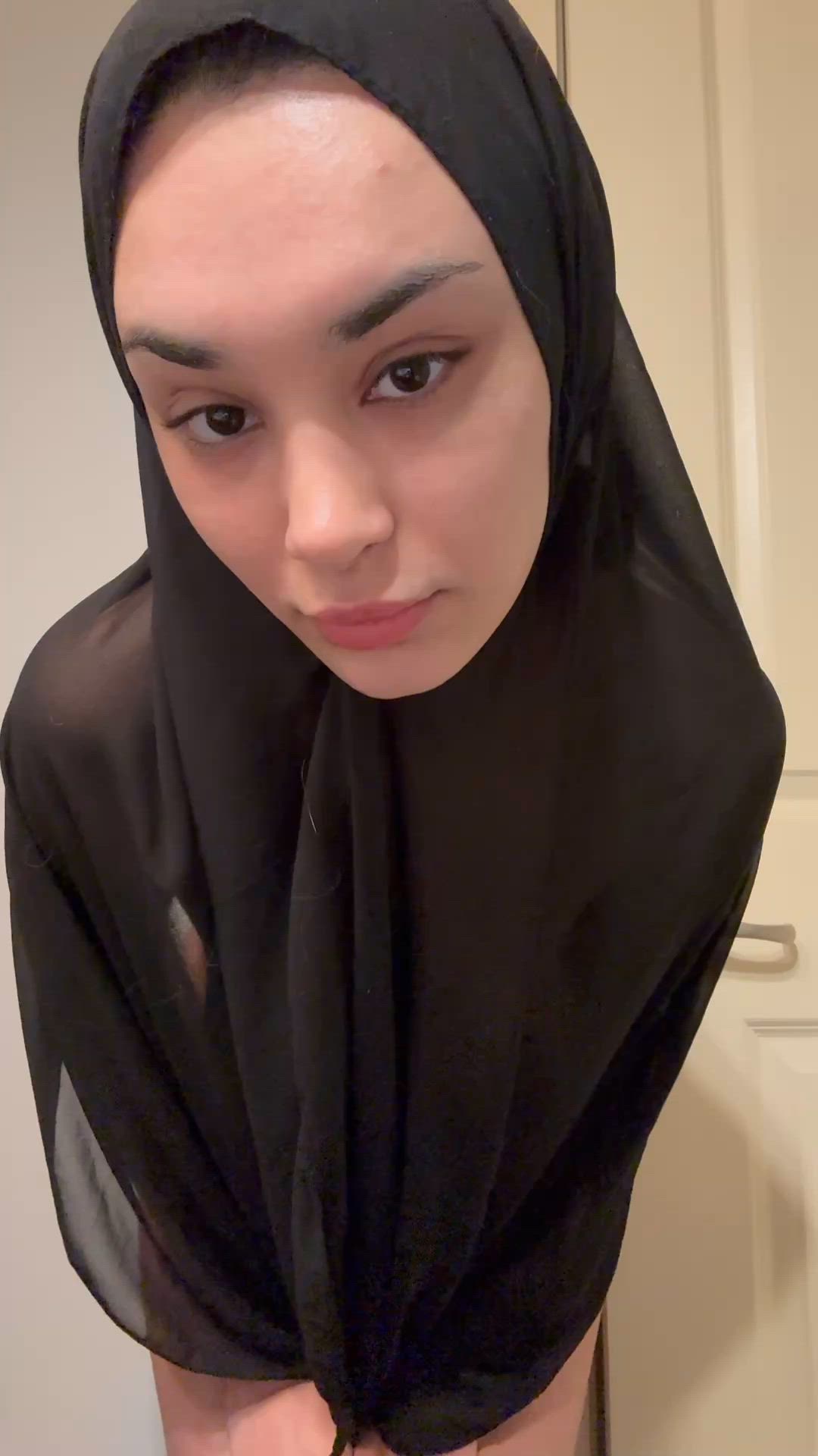 Hairy hijabi doll